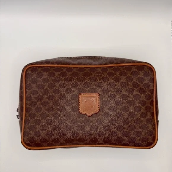 Celine Toiletry Cosmetic Bag Authentic GUC VINTAGE - Picture 14 of 14